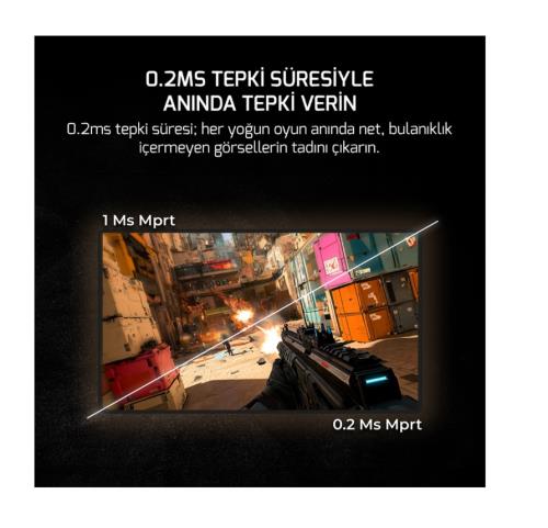 GAMEPOWER Lucid S50 24.5¨ 500Hz 0.2Ms Fast VA E Spor 10 Bit Pivot FHD RGB Gaming Monitör - Monitorler ürünleri tekmarshop.com'da